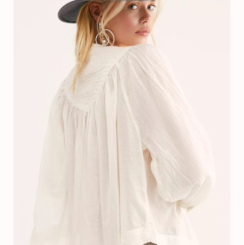 Free People | Boho Peasant Blouse - Picture 4 of 14